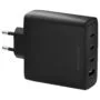 dbramante1928 re-charge - Netzteil - 140 Watt - 4 Ausgabeanschlussstellen (3 x USB-C. USB) - Schwarz