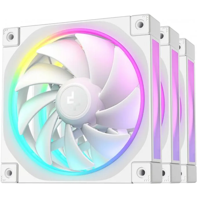 DeepCool 120mm - FL12 - White Triple-Pack — image 1