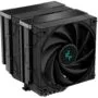 DeepCool AK620 Zero Dark CPU Air Cooler - Dual 120mm FDB Fans 260W