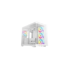 DeepCool CG530U 4F WH ATX Curved Glass Panoramic Case White - R-CG530U4FWH