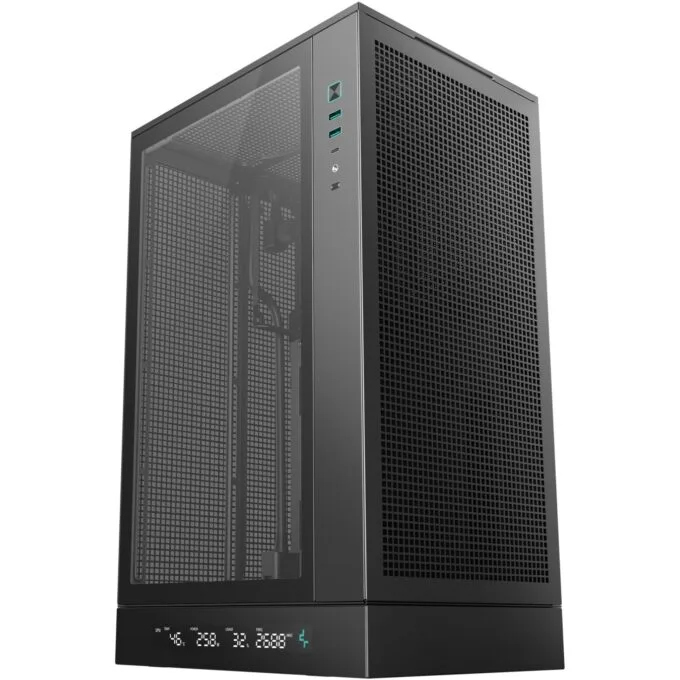 DeepCool CH270 Digital Mini Tower mATX Case Black — image 2