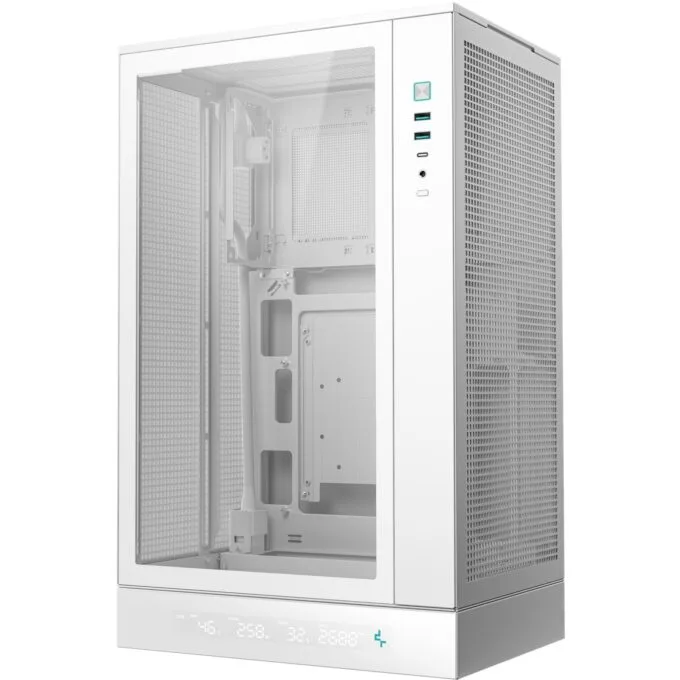 DeepCool CH270 DIGITAL White M-ATX Case - R-CH270-WHNDN — image 4