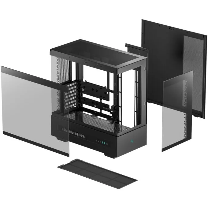 DeepCool CH690 DIGITAL Mid Tower PC Case - Black Tempered Glass ATX - R-CH690-BKDA00 — image 11