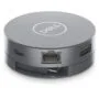 Dell DA305 USB-C 6-in-1 Multiport Adapter - HDMI, DisplayPort, VGA, 2x USB-A, USB-C, Gigabit Ethernet, 90W - Silver