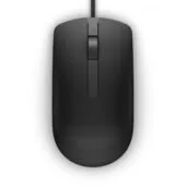 Dell MS116 Optical 2-Button Ambidextrous Wired USB Mouse - 1000 DPI