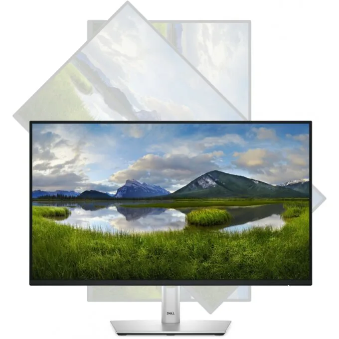 Dell P2425H 23.8in IPS FHD Monitor - 100Hz 5ms HDMI/DP/USB-C - Black/Silver — image 4