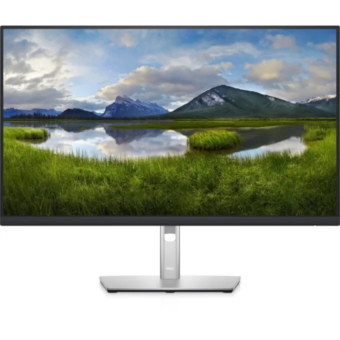 DELL P2722HE - 27-inch IPS 1080p, Pivot, USB-C, DP, HDMI, 4x USB 3.2, VESA, Black/Silver — image 1