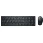 Dell Pro Wireless Keyboard & Mouse - KM5221W - Full-size 2.4GHz RF, US International QWERTY, Black