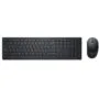 Dell Pro Wireless Keyboard & Mouse - KM5221W - Full-size 2.4GHz RF, US International QWERTY, Black