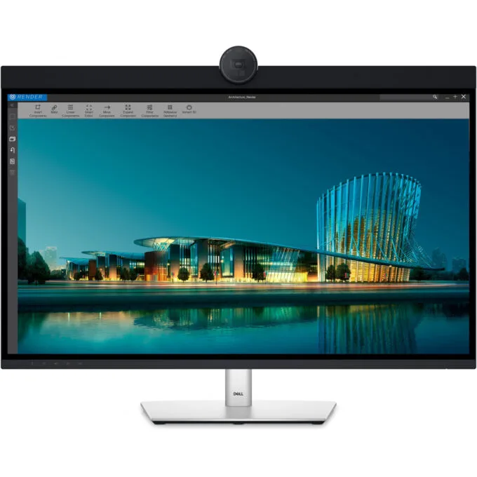 Dell UltraSharp U3224KBA - 31.5" 6K (6144x3456) IPS Monitor - Black/Silver, HDR600, DP 2.1, HDMI 2.1, USB-C 140W — image 2