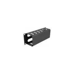 Delock 10? Kabelmanagement Rangierpanel mit 2 Öffnungen 1 HE schwarz