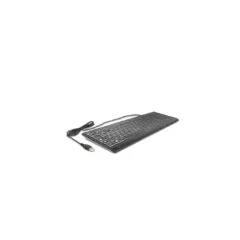 DELOCK 12170 - Wired USB Mechanical Keyboard (QWERTZ German) Black, RGB Backlight, XXL Keycaps, 1.5m Cable