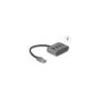DELOCK 4 Port USB 3.2 Gen 1 Hub mit USB Typ-A Anschluss - USB Typ-A Buchsen oben