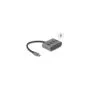DELOCK 4 Port USB 3.2 Gen 1 Hub mit USB Type-C Anschluss - USB Typ-A Buchsen oben