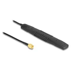 Delock 5G LTE. WLAN Antenne SMA Stecker 2.5 dBi omnidirektional starr schwarz Klebemontage