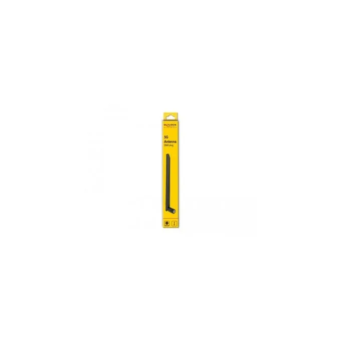 DELOCK 5G SMA Antenna - 3.4-3.8 GHz, Omnidirectional, 5 dBi, 20 cm, Tilt Joint, Flexible Body, Black — image 2