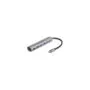 DELOCK 6 Port USB Hub mit 4 x USB Typ-A Buchse und 2 x USB Type-C Buchse