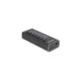 DELOCK 7-Port USB Hub with 4 Ports 10 Gbps and 4 Quick-Charge Ports 5 Gbps, Switch and Illumination - 64326 - Black, Metal