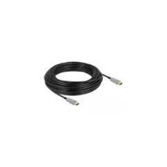 DELOCK Active Optical HDMI Cable - 4K 60Hz - 20 m - Black - HDMI Type A Male to Male