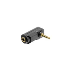 Delock Adapter Audio Klinke 3.5 mm 3 Pin Stecker to Buchse gewinkelt