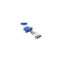 Delock Adapter D-Sub 25 Pin Stecker zu RJ45 Buchse Montagesatz blau