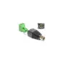 Delock Adapter DC 5.5 x 2.1 mm Buchse to Terminalblock 2 Pin 2-teilig