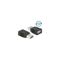 Delock Adapter EASY-USB 2.0-A Stecker to USB 2.0-A Buchse