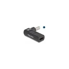 Delock Adapter für Notebook Ladekabel USB Type-CTM Buchse zu HP 4.5 x 3.0 mm Stecker 90° gewinkelt