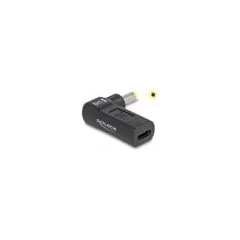 Delock Adapter für Notebook Ladekabel USB Type-CTM Buchse zu HP 4.8 x 1.7 mm Stecker 90° gewinkelt