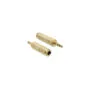 Delock Adapter Klinke 3.5 mm Stecker to 6.35 mm Buchse 3 Pin Metall