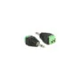 Delock Adapter Klinke Stecker 3.5 mm to Terminalblock 2 Pin