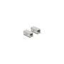 Delock Adapter Kupplung RJ45 Buchse zu Buchse Cat.6A Metall