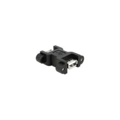 Delock Adapter USB 2.0 Typ A Buchse to USB Typ A Buchse mit Schraubanschluss