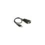 Delock Adapter USB 2.0 Typ-A Stecker to 1 x Seriell RS-232 DB9 Stecker mit Schrauben und Muttern ESD Überspannungsschutz