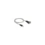 Delock Adapter USB 2.0 Typ-A zu 1 x Seriell RS-422 485 Stecker mit 6 Pin Terminalblock 5 V 1 m