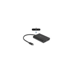 Delock Adapter USB Type-CTM zu 2 x HDMI 4K 60 Hz mit DisplayLink® Grafik und USB PD