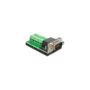 Delock Adapter VGA Stecker to Terminalblock 16 Pin Black. Green. Silver
