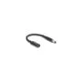 Delock Adapterkabel für Notebook Ladekabel USB Type-CTM Buchse zu 5.5 x 2.1 mm Stecker 15 cm