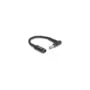 Delock Adapterkabel für Notebook Ladekabel USB Type-CTM Buchse zu HP 4.5 x 3.0 mm Stecker 90° gewinkelt 15 cm
