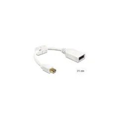 DELOCK Adapterkabel mini DP-St to DP-Bu white