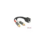 Delock Adapterkabel RJ45 Buchse zu 2 x Cinch Stecker schwarz 20 cm