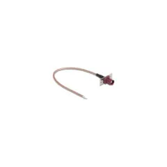 Delock Antennenkabel FAKRA D Buchse zu offenen Kabelenden RG-316 20 cm 2 vorgestanzte Löcher