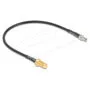 Delock Antennenkabel RP-SMA Buchse zum Einbau zu TS-9 Stecker RG-174 20 cm