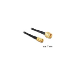 Delock Antennenkabel SMA Stecker to SMB Stecker 70 mm