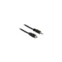 Delock Audioverlängerungskabel - stereo mini jack (W) bis stereo mini jack (M) - 1 m