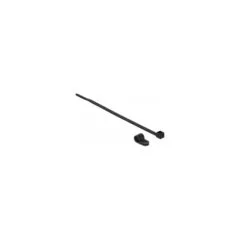 Delock Befestigungsschelle 6.4 mm mit Kabelbinder L 200 x B 3.6 schwarz