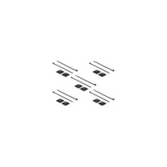 Delock Befestigungssockel 40 x 40 mm mit Kabelbinder L 250 x B 7.2 mm schwarz