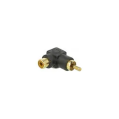 Delock Cinch Adapter Stecker zu Buchse gewinkelt
