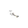 Delock D-Sub 15 Pin Buchse zu RJ12 Buchse Montagesatz weiß