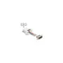 Delock D-Sub 15 Pin Stecker zu RJ12 Buchse Montagesatz weiß